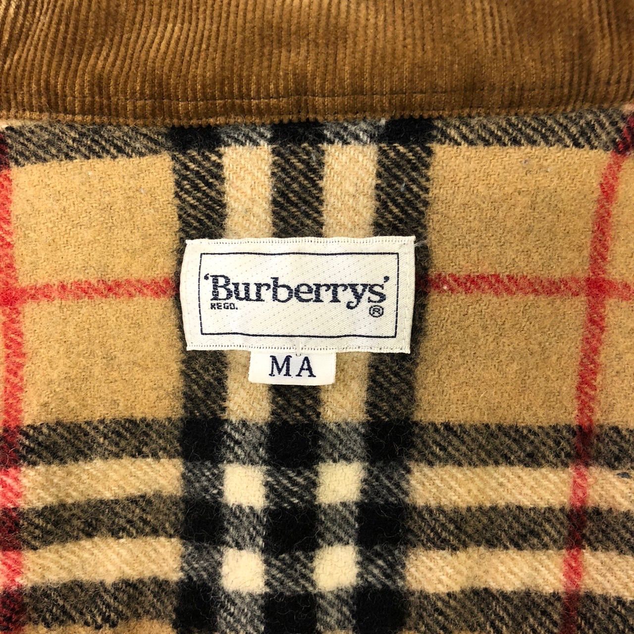 BURBERRYS バーバリーズ ノバチェック柄 ウールシャツ - メルカリ