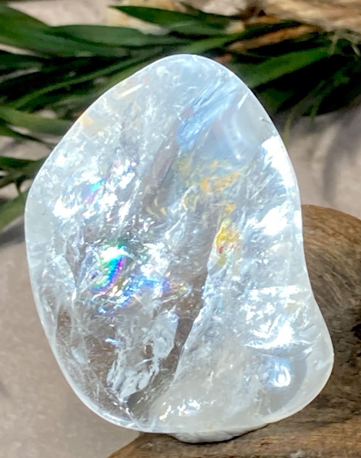 万華鏡 レインボークォーツ クリスタル 水晶 原石 タンブル - メルカリ