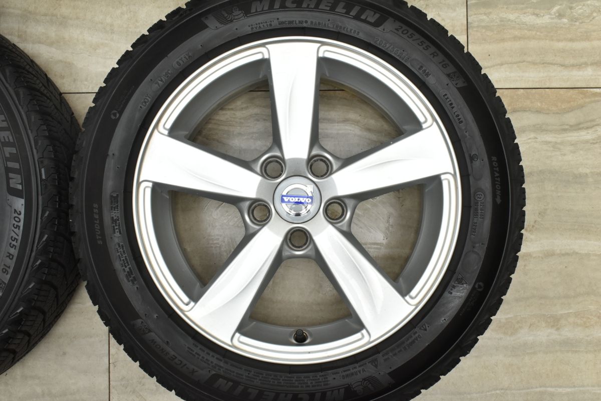 程度良好 正規品】ボルボ V40 純正 Matres 16in 7J+50 PCD108 ミシュラン X-ICE SNOW 205/55R16  品番:3137285 C30 S40 S60 V50 即納可能 - メルカリ