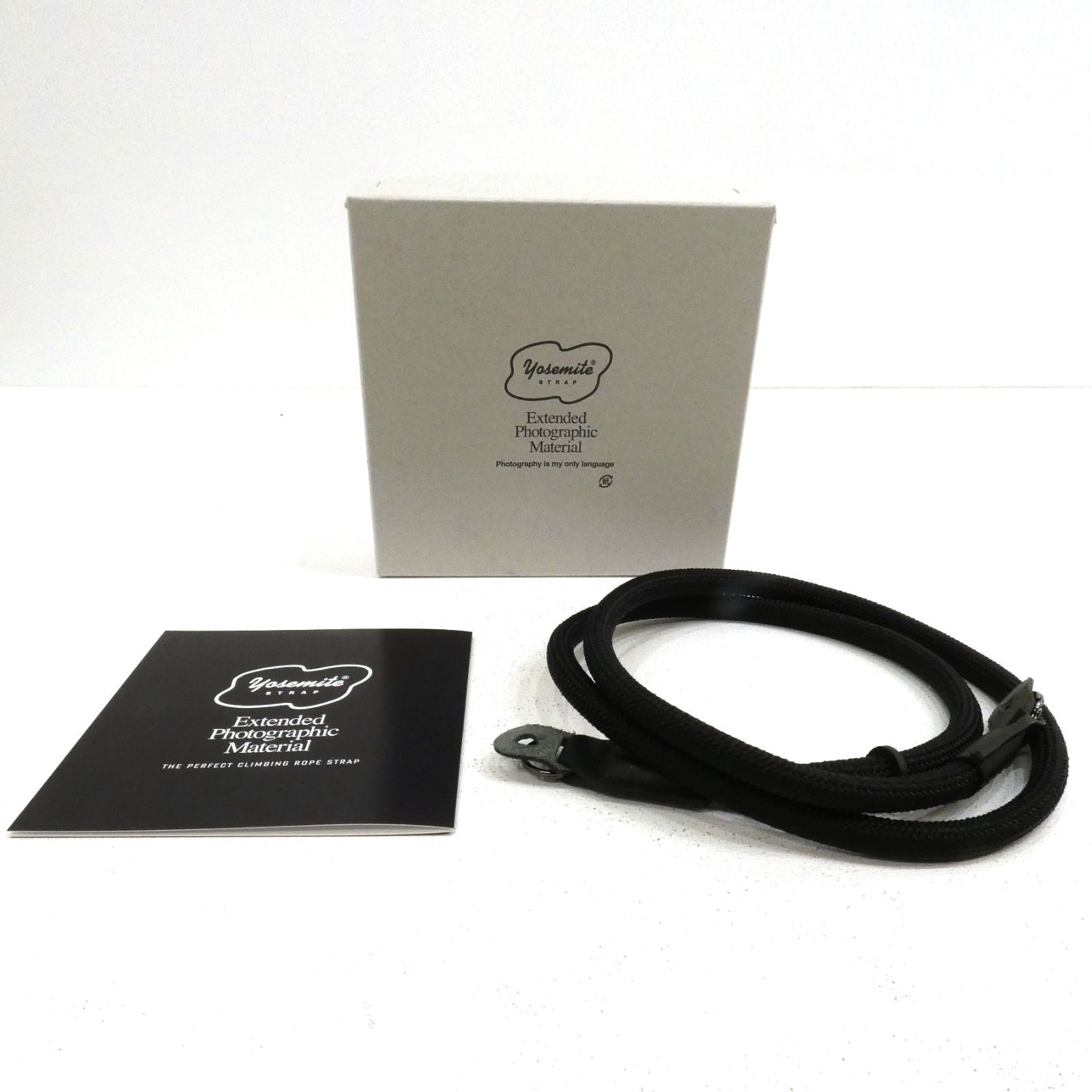 小牧店 き YOSEMITE CAMERA STRAP KARASU ヨセミテ カメラストラップ カラス Mサイズ 9mm×111cm I406-2324