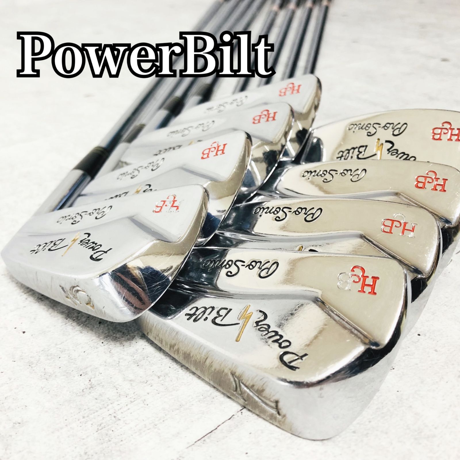パワービルト プロソニック MB マッスルバック アイアン 8本 セット PowerBilt パワービルト Pro Sonic プロソニック MB マッスル
