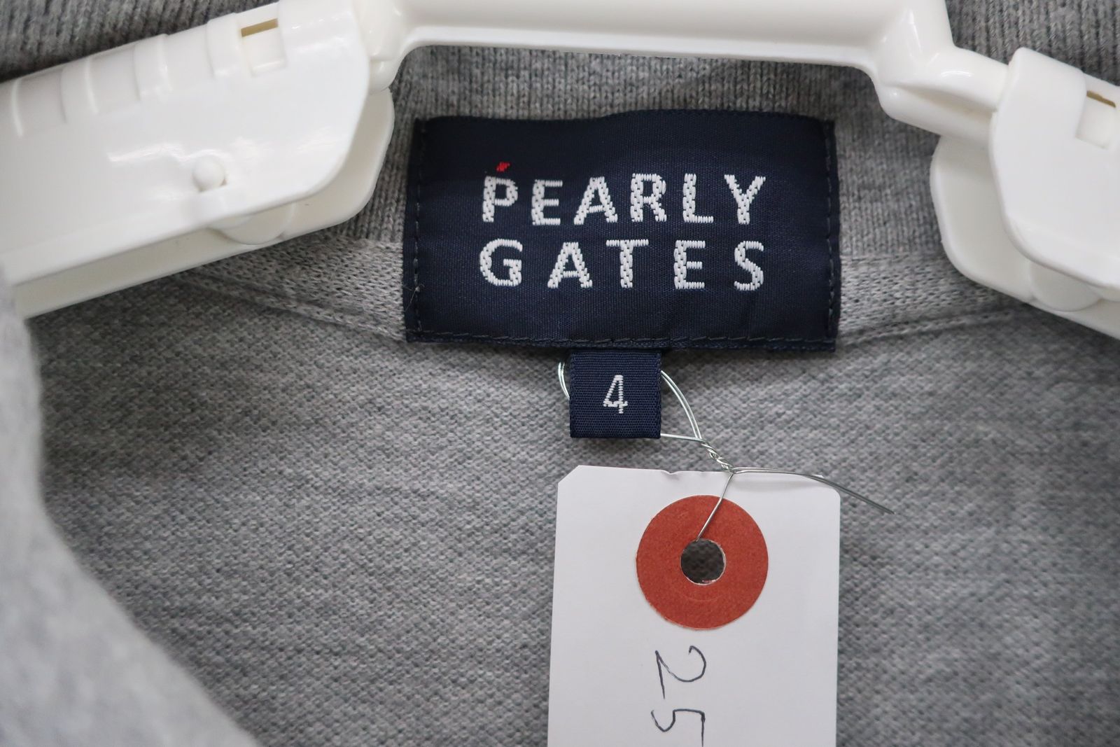 美品】PEARLY GATES(パーリーゲイツ) ポロシャツ グレー メンズ 4 053