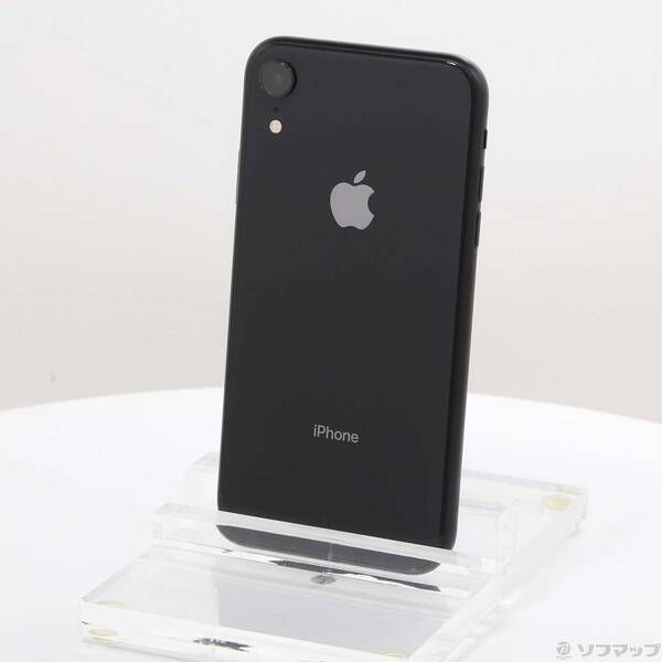 スマートフォン・携帯電話 〔品〕 iPhoneXR 64GB ブラック MT002J／A