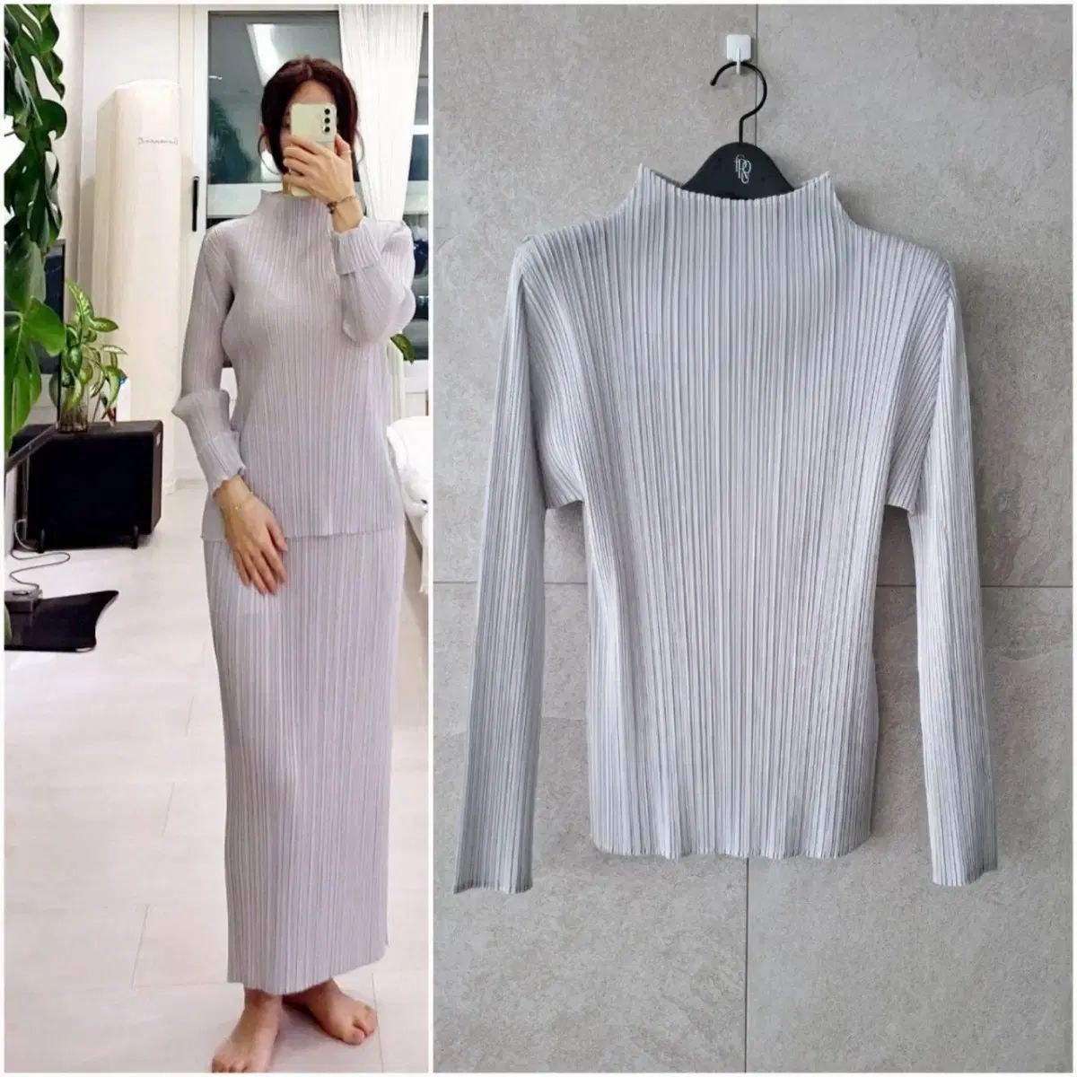 新品 PLEATS PLEASE(プリーツプリーズ) ライトグレー ベーシック