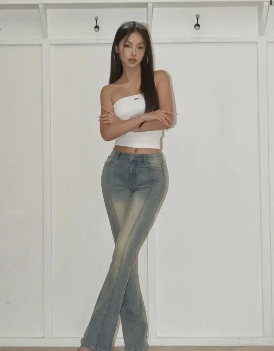 KHAKIPOINT khaki point washed bootcut jeans