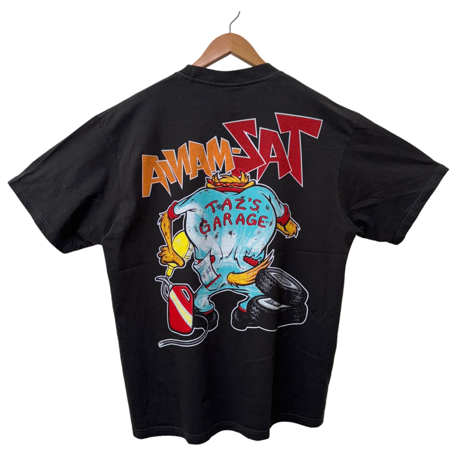 タズマニアン・デビル Tシャツ XLサイズ ブラック ヘインズ タズマニアン・デビル Tシャツ XLサイズ ブラック ヘインズ