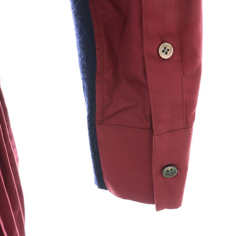 サカイ sacai ドッキング 再構築ニット異素材MIX ワンピース プリーツ