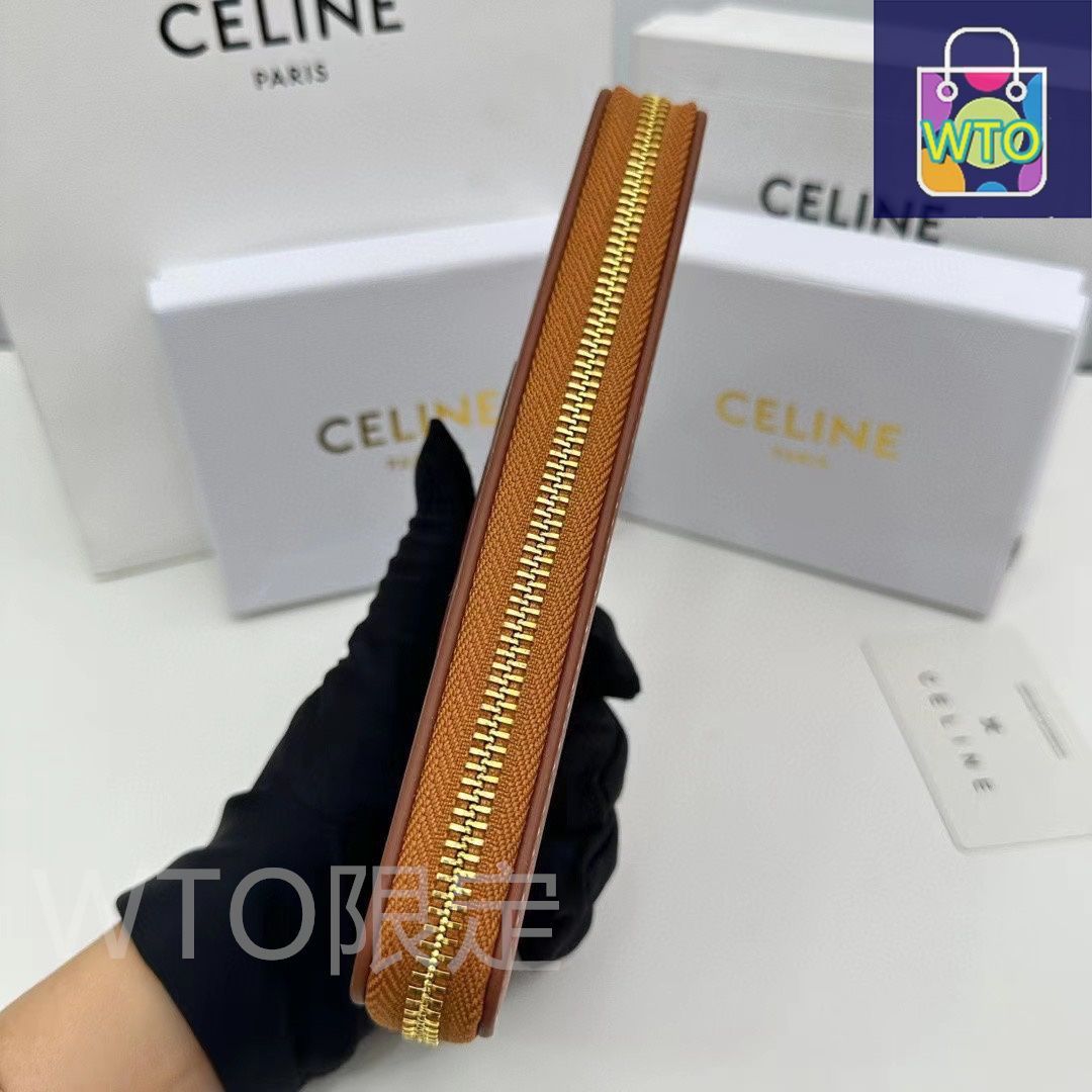 CUIR 大きなジップウォレット