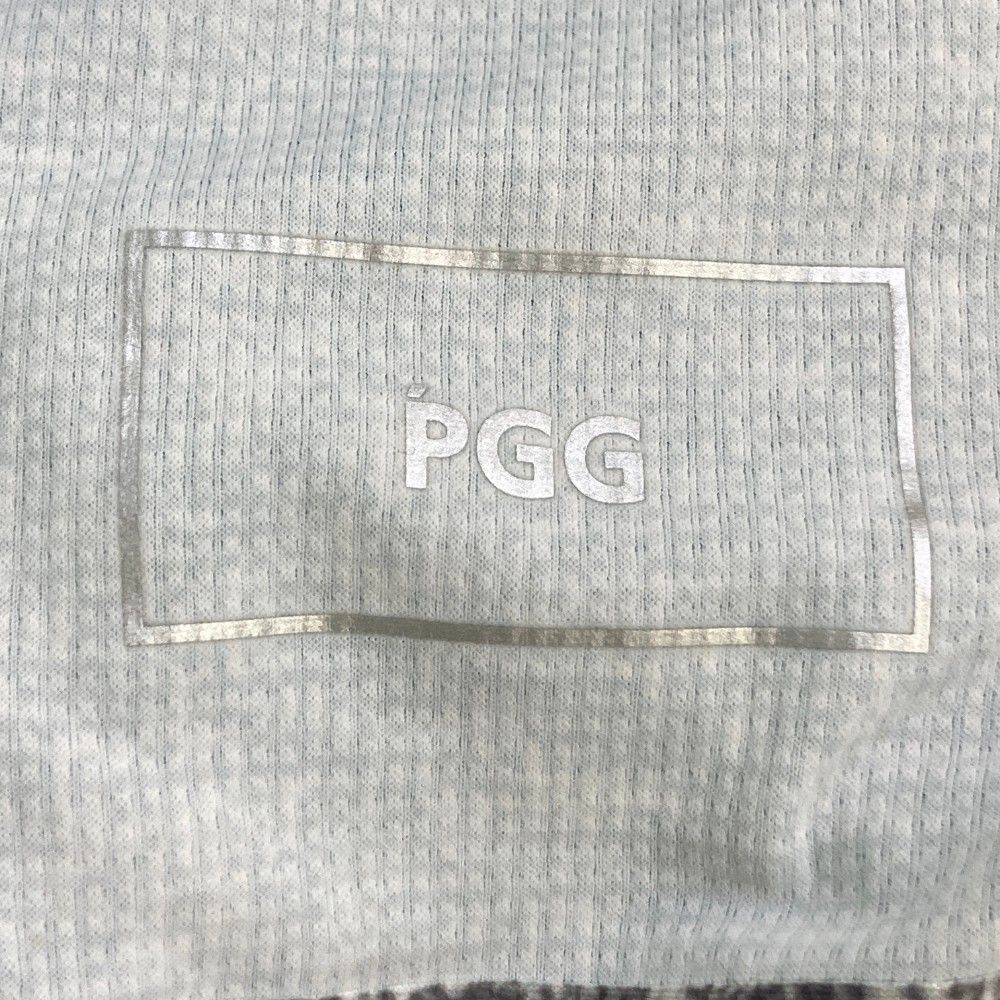 サイズ：0 PGG PEARLY GATES パーリーゲイツ 2023年モデル ; ハイネック 半袖Tシャツ 総柄 グレー系 [240101440647] ゴルフウェア レディース ストスト サイズ：0 PGG PEARLY GATES パーリーゲイツ 2023年モデル