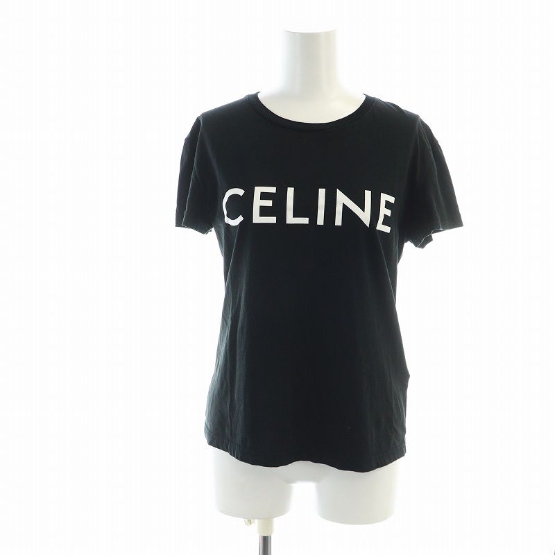 CELINE ロゴ Tシャツ ブラック