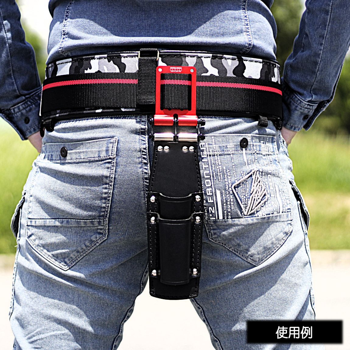 ニックス KNICKS 腰道具 削り出し アルミベルトループ (25周年記念