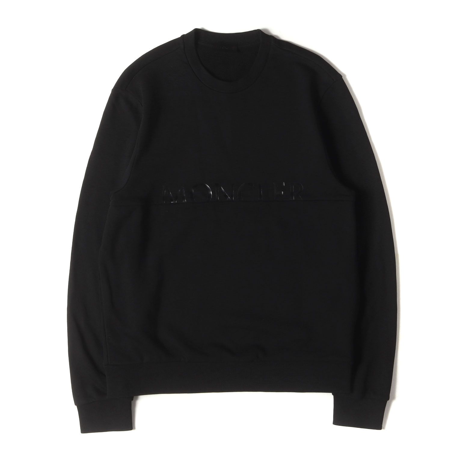 MONCLER モンクレール スウェット サイズ:M 切替 ラバー ロゴ