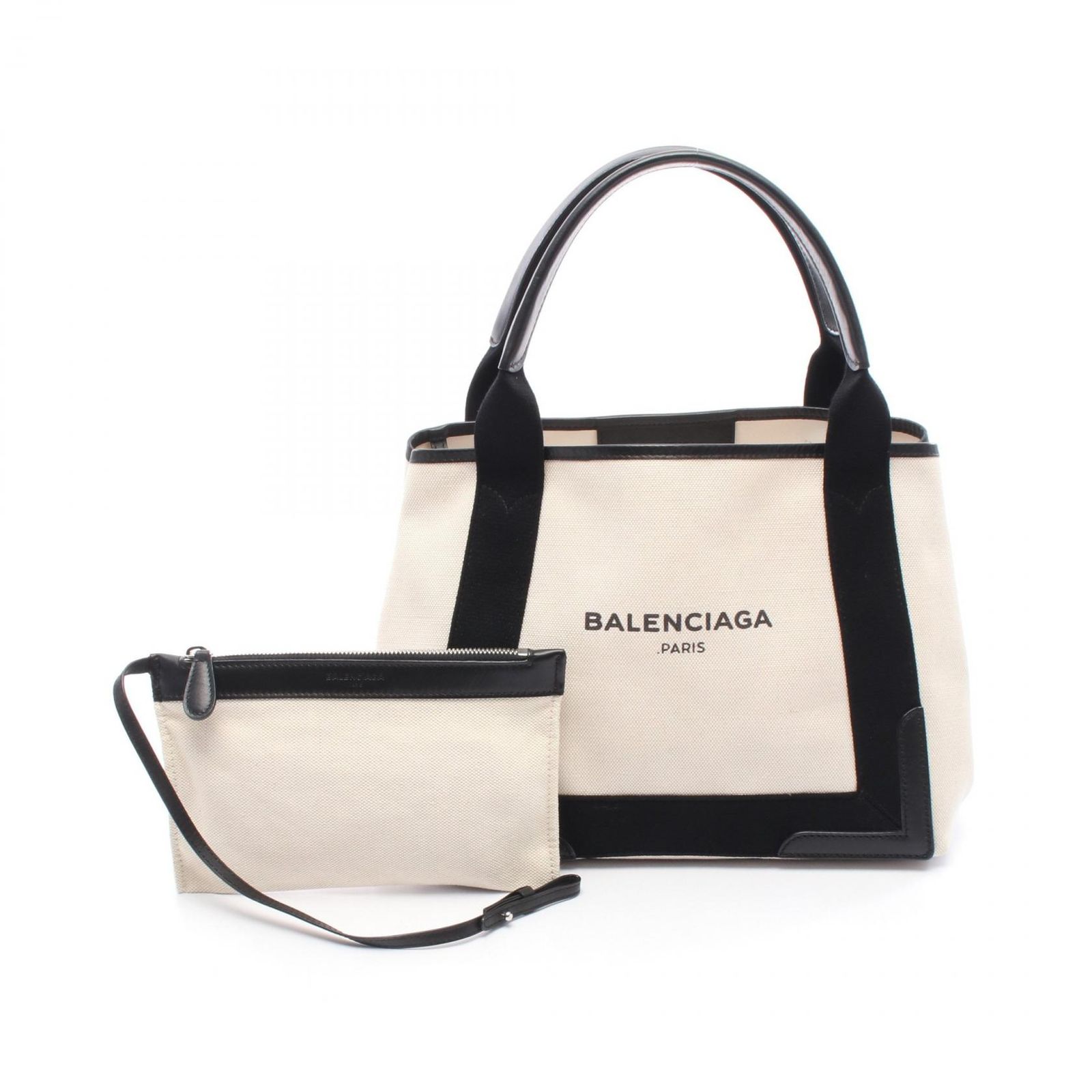 バレンシアガ BALENCIAGA トートバッグ NAVY CABAS S ネイビー