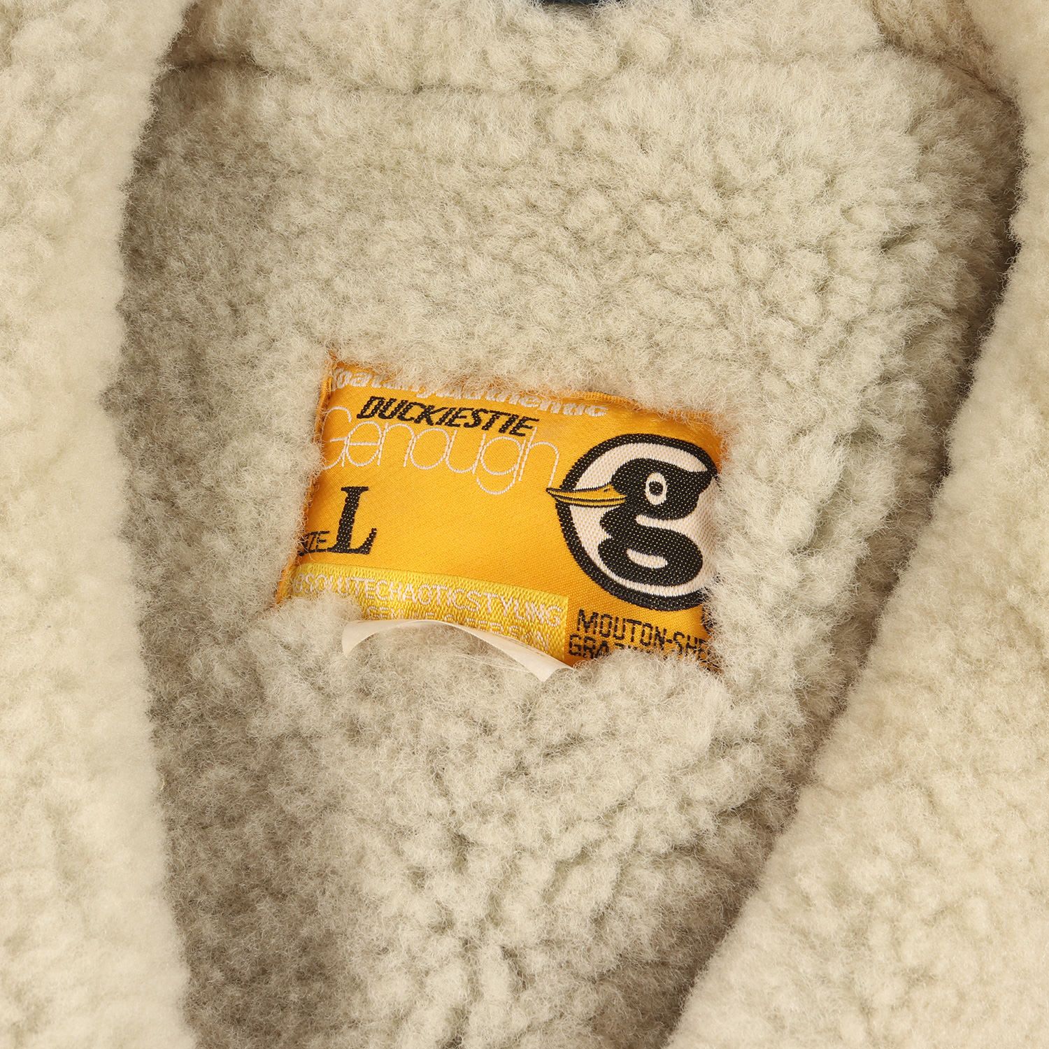 GOOD ENOUGH グッドイナフ コート サイズ:L 90s シープムートンレザー 