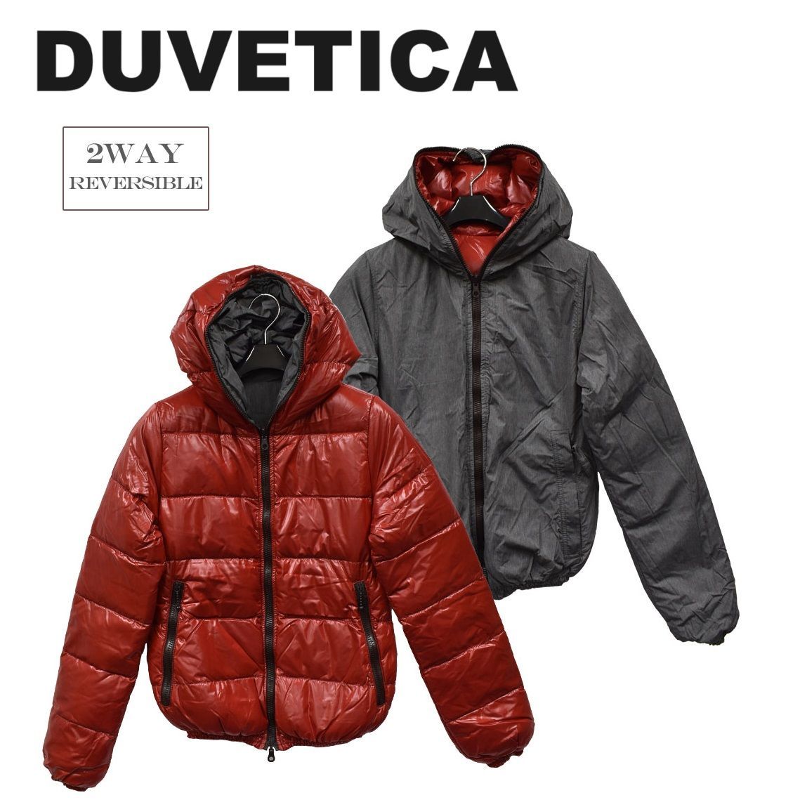 DUVETICA デュベティカ 32-D.1560.00/1035.R THIA ERRE ROSSO GRAN ダウンジャケット リバーシブル レディース