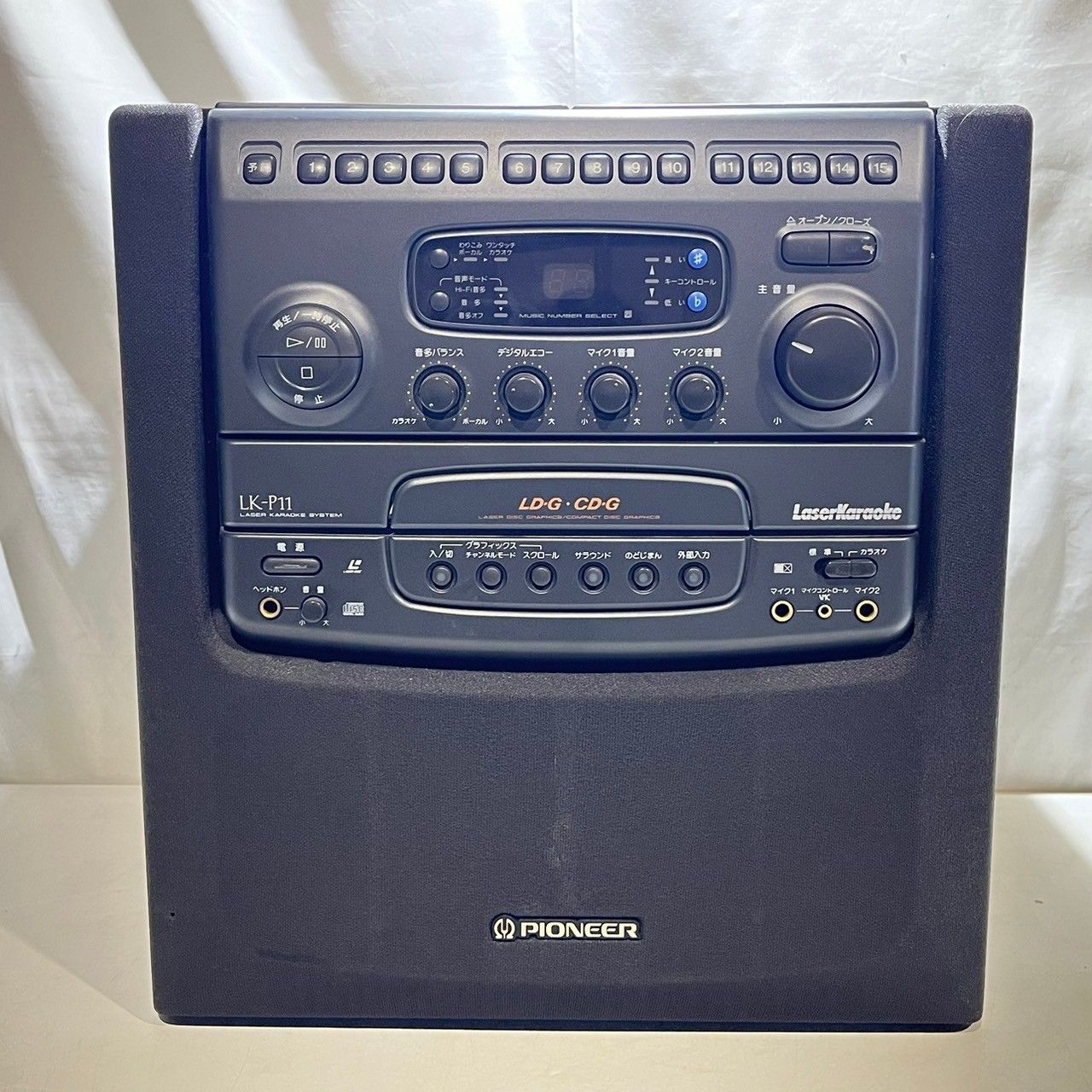 PIONEER パイオニア コンバチブル レーザーカラオケ システム LK-P11