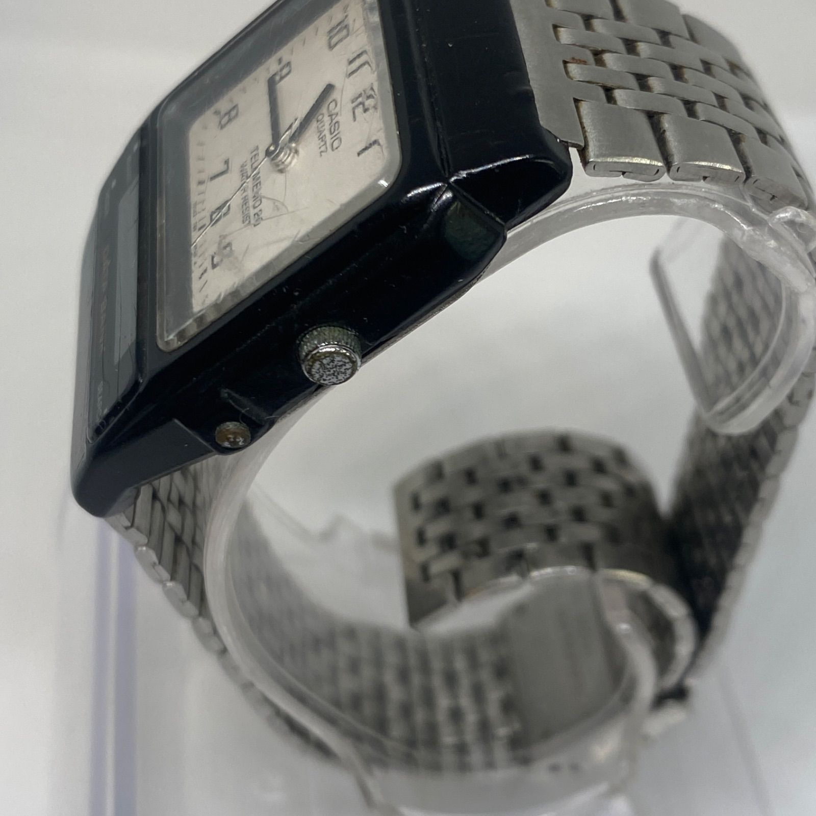 訳有り CASIO AB-10W デッドストック ヴィンテージカシオ アナデジ CASIO カシオ AB-10W 腕時計 アナデジ メンズ - メルカリ