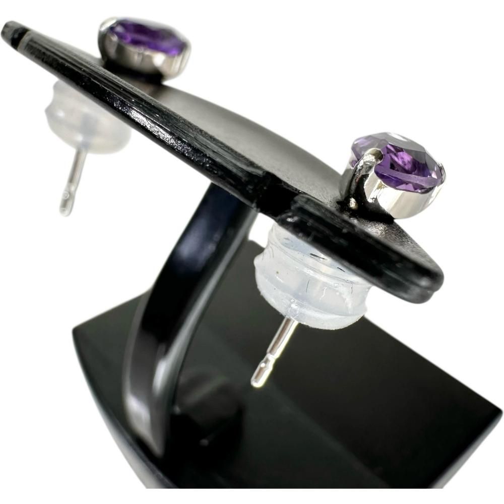 プラチナ900．pt900アメジストピアス 楽天市場】アメジスト ピアス プラチナ （PT900） 金属