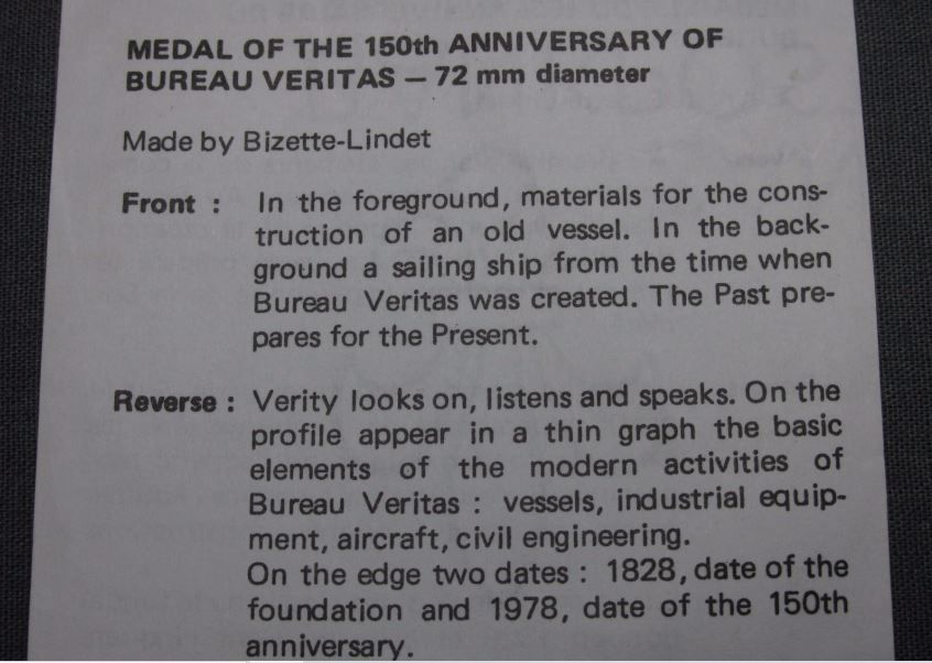 BizetteLindet/フランス/VERITAS/1977/ブロンズ/メダル-9