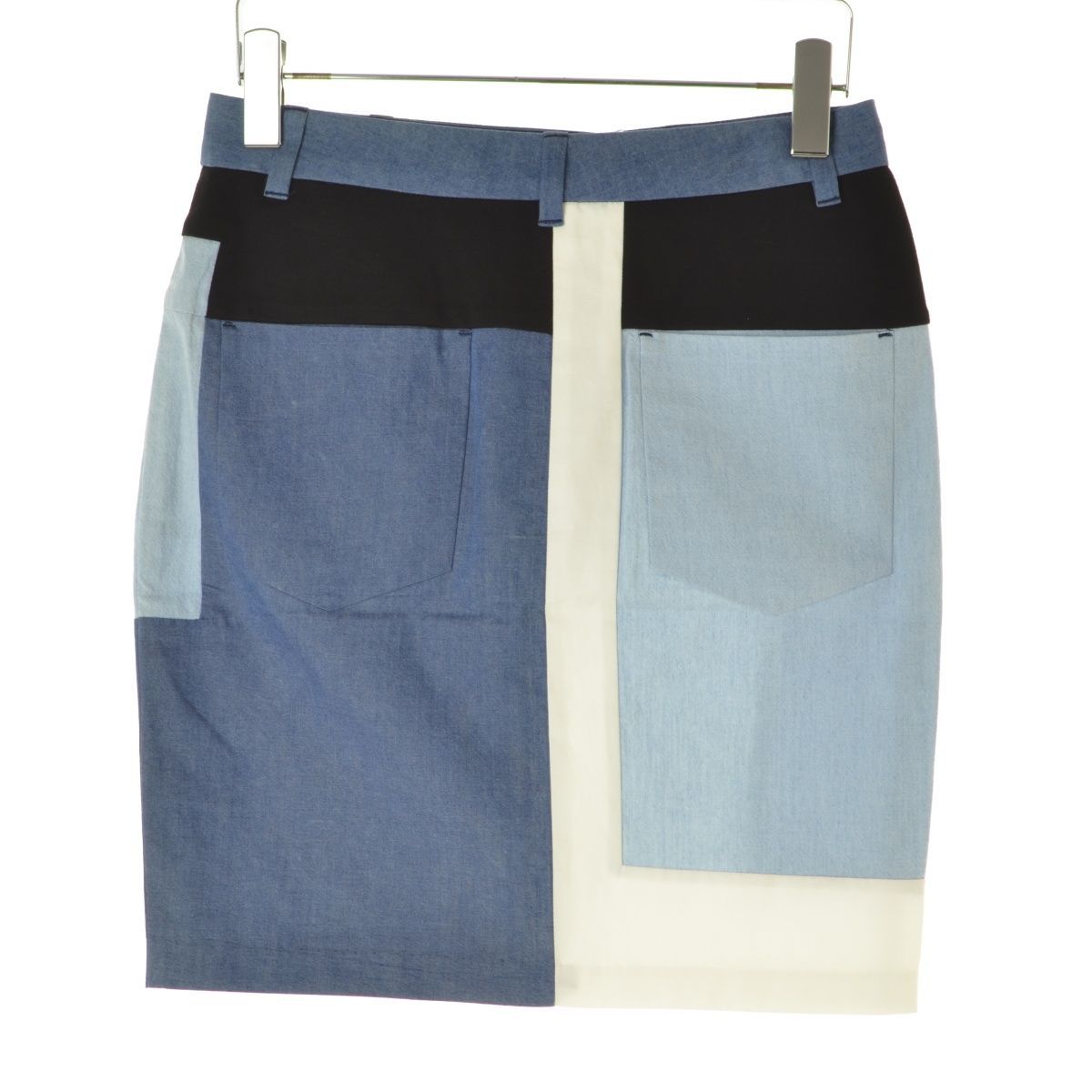 3.1 Phillip Lim ドレープ入り パッチワーク風 ロングスカート 3.1 Phillip Lim ドレープ入り パッチワーク風 ロングスカート