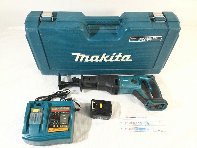 ♪ makita レシプロソー JR141D 14.4V 本体 ケース マキタ【中古