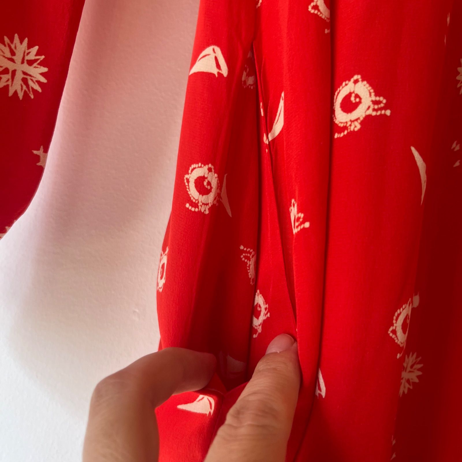 ベルト付き シルク