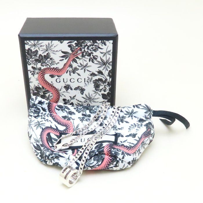 GUCCIネックレス Gucci Interlocking Diamond Necklace - YBB72940200300U