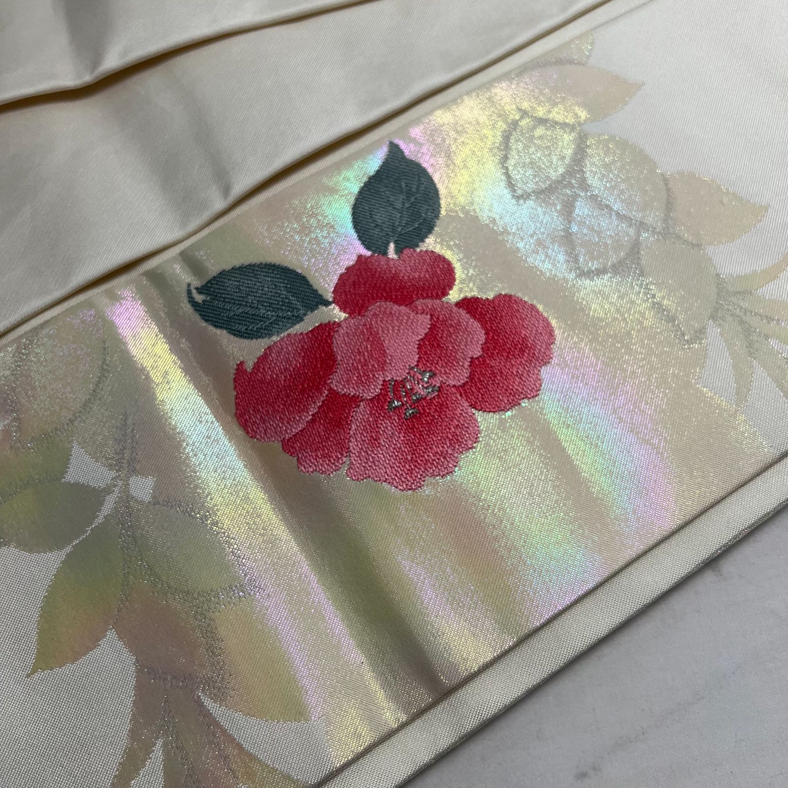 袋帯 総刺繍 着物 和服 和装小物 テーブルセンター 【公式通販】