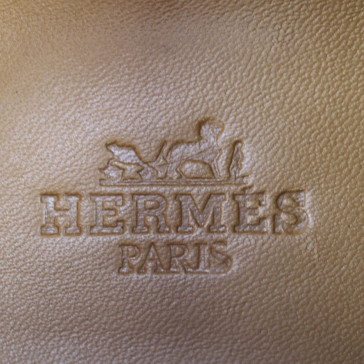 HERMES エルメス クイック スニーカー レザー キャンバス ブラウン ベージュ 参考サイズ 24.0cm 37【本物保証】