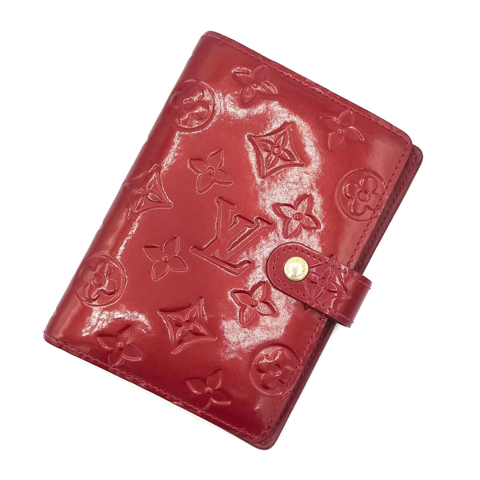 LOUIS VUITTON / アジェンダPM_モノグラム・ヴェルニ/エナメル/PNK/レディース LOUIS VUITTON◇アジェンダPM_モノグラム・ヴェルニ/エナメル/PNK