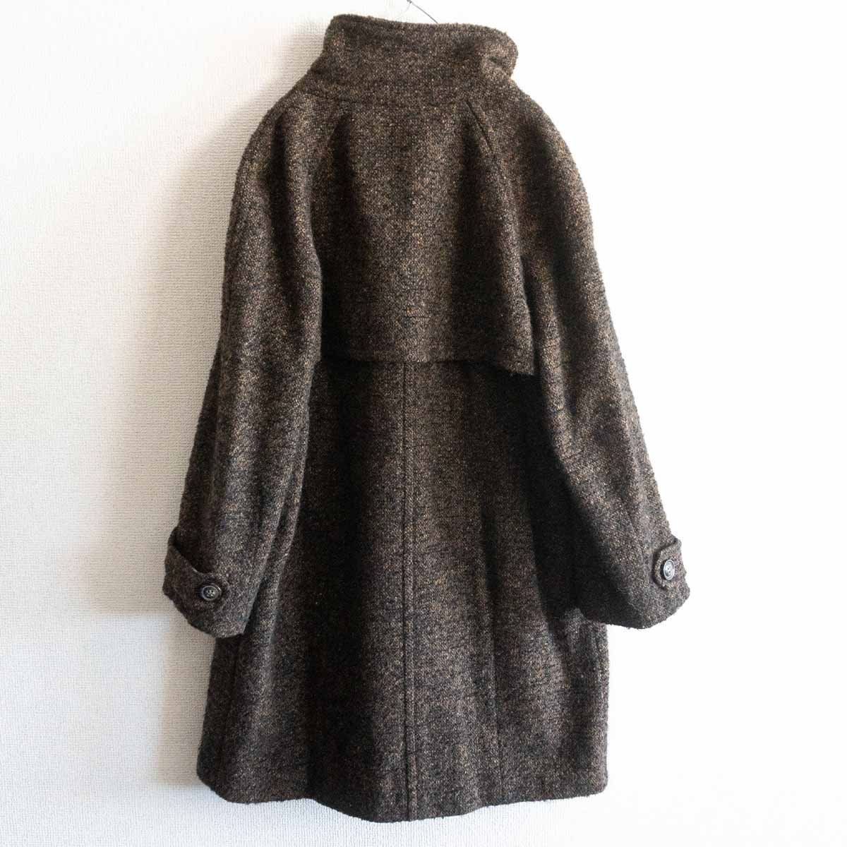 美品】 MAX MARA WEEKEND【ミックス ツイード コート】42 ウール