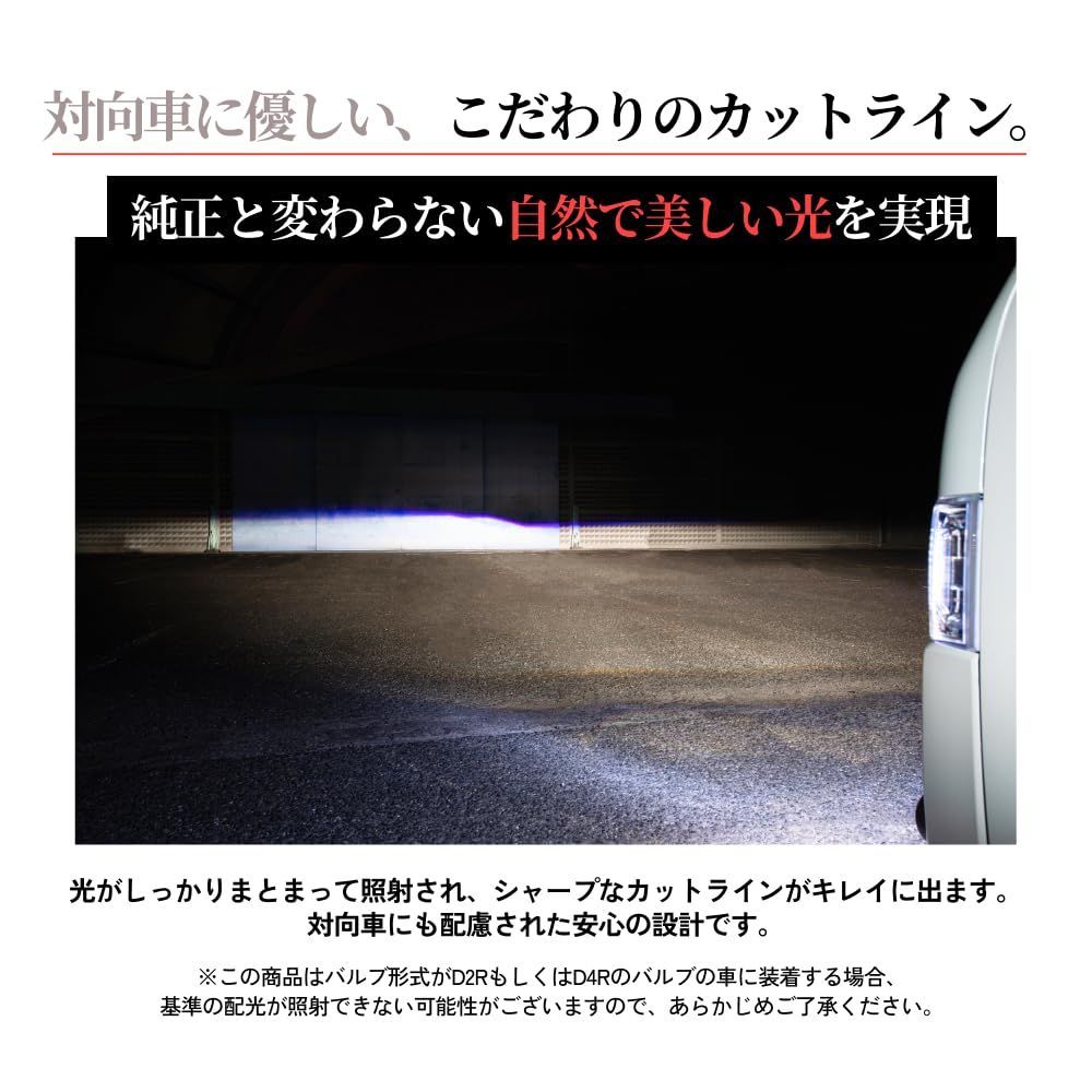 HID屋 H4 LED ヘッドライト 68400cd(カンデラ) 【65W HID級の