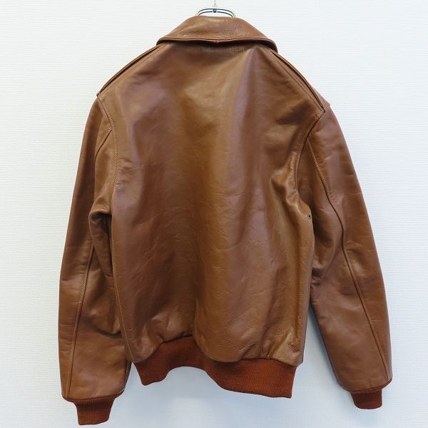 ★フライトジャケット★A-2★ラフウェア★ハンドペイント★CUSTOM KING Eastman Leather Clothing A-2 フライトジャケット Rough Wear