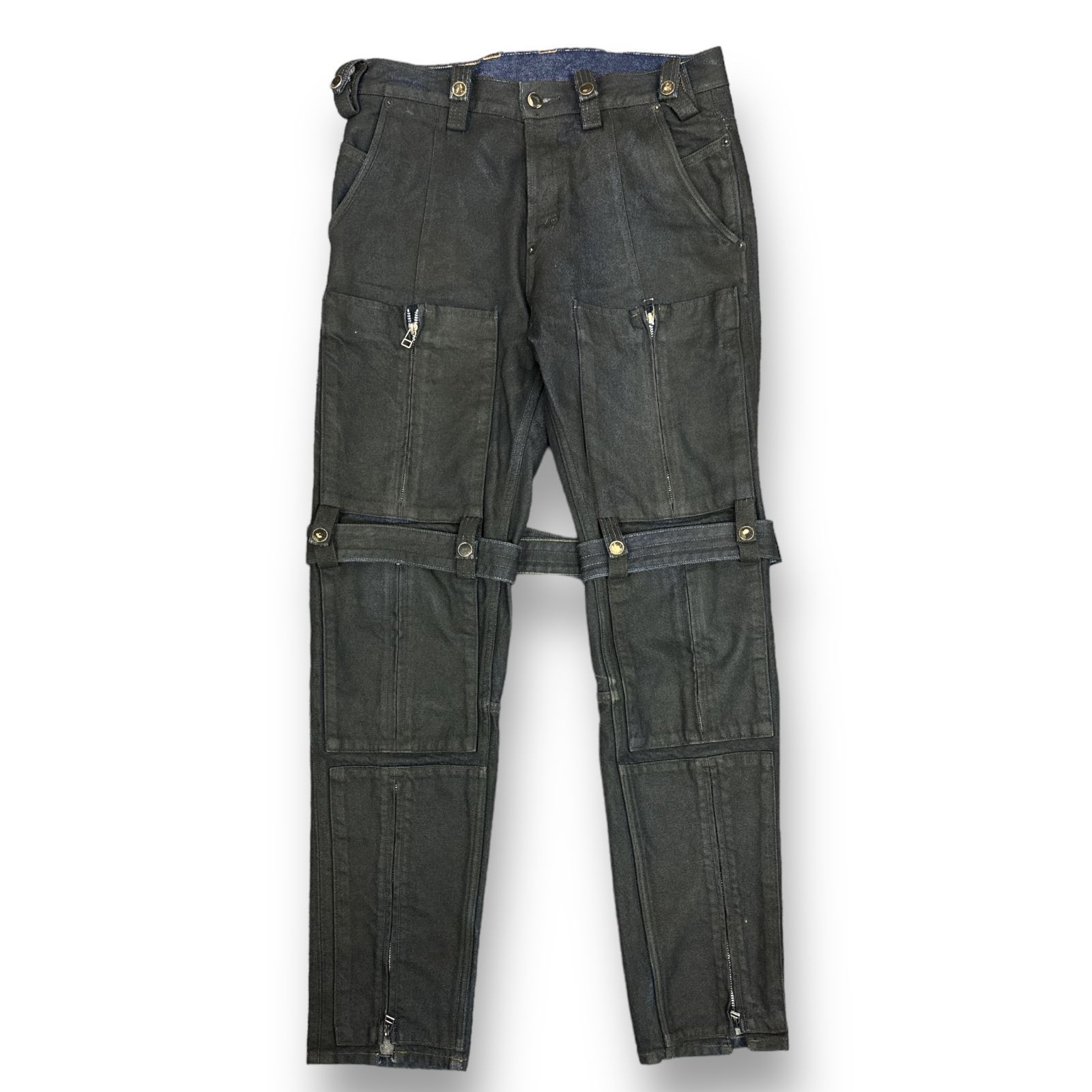 定価66000円 SUBLATIONS 24SS BONDAGE COATING DENIM PANTS ボンデージコーティングデニムパンツ ジーンズ  サブレーションズ S111405 2 75046A4 - メルカリ