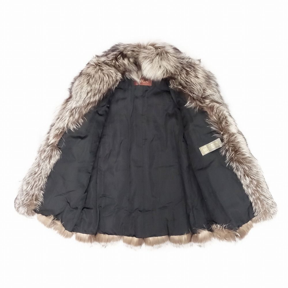 SAGA FOX ファーコート 金サガ jindo SAGA FOX 毛皮コート 金サガ M