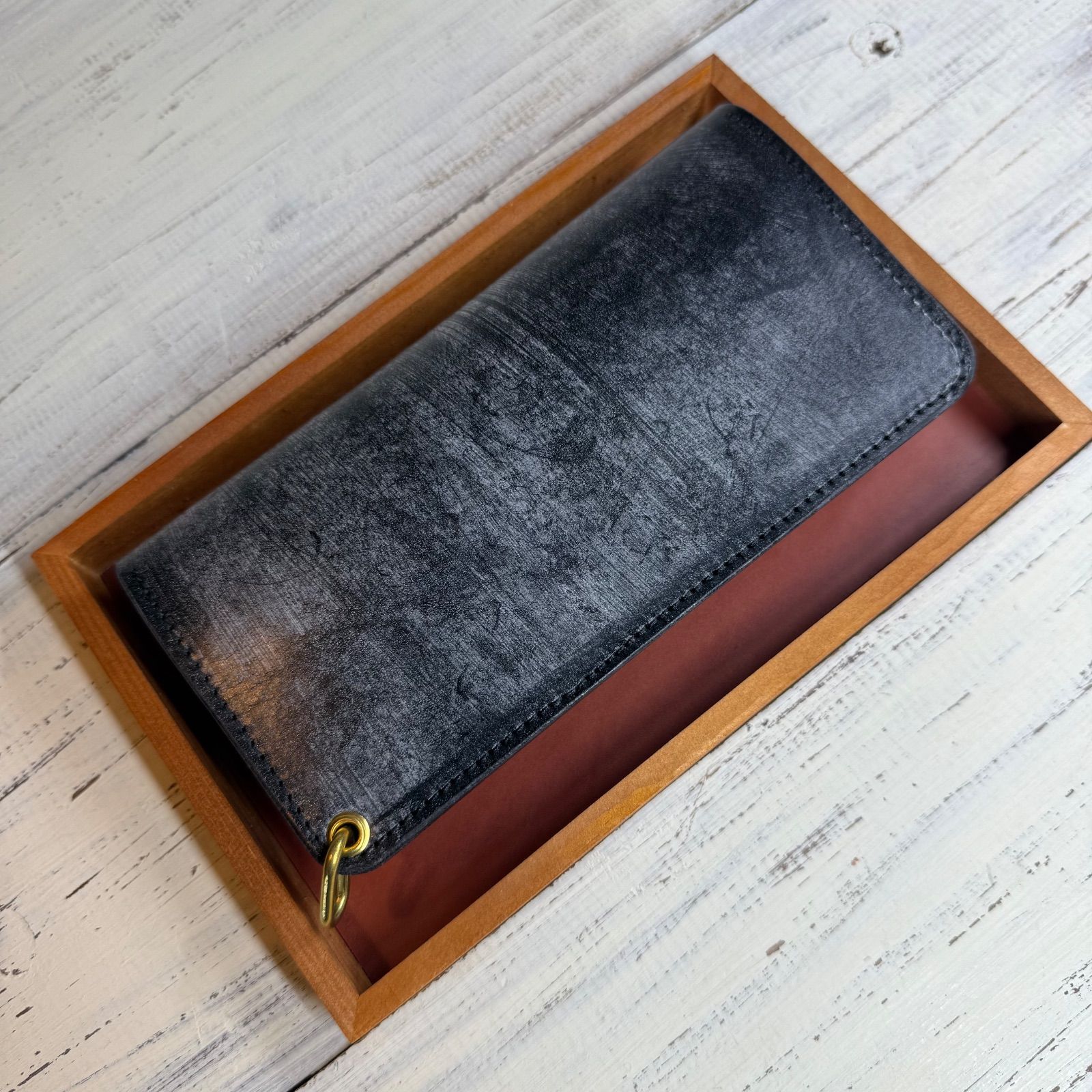 【トラッカーウォレット ロング 3層】 ブライドル ゴールド universal トラッカーウォレット ロング3層】クロムエクセル ゴールド universal