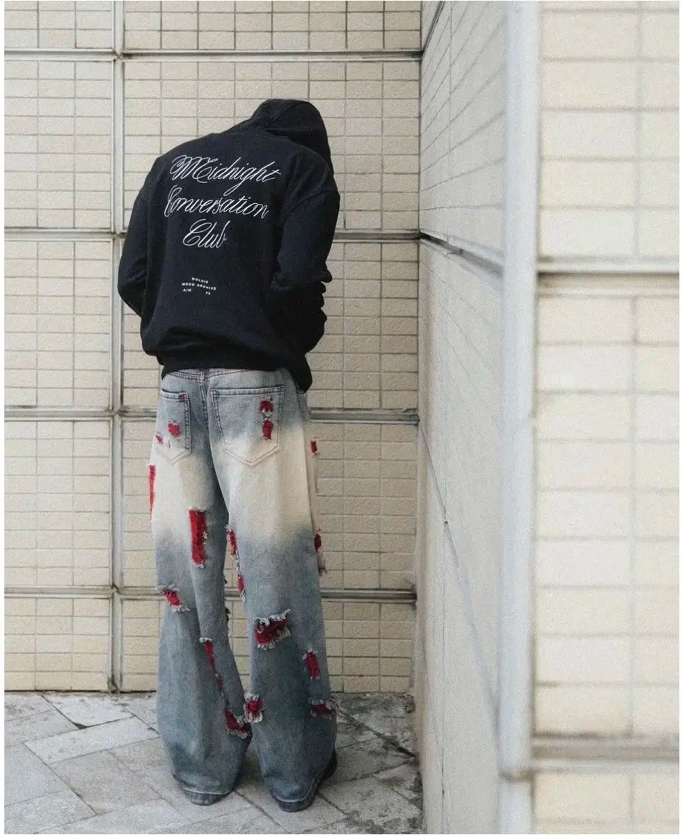 苦痛です デニムパンツ