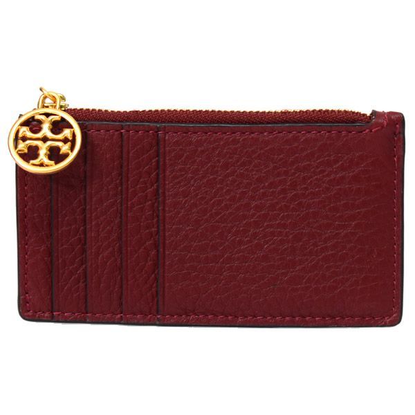 トリーバーチ コインケース TORY BURCH レザー ミラー ロゴ トップ