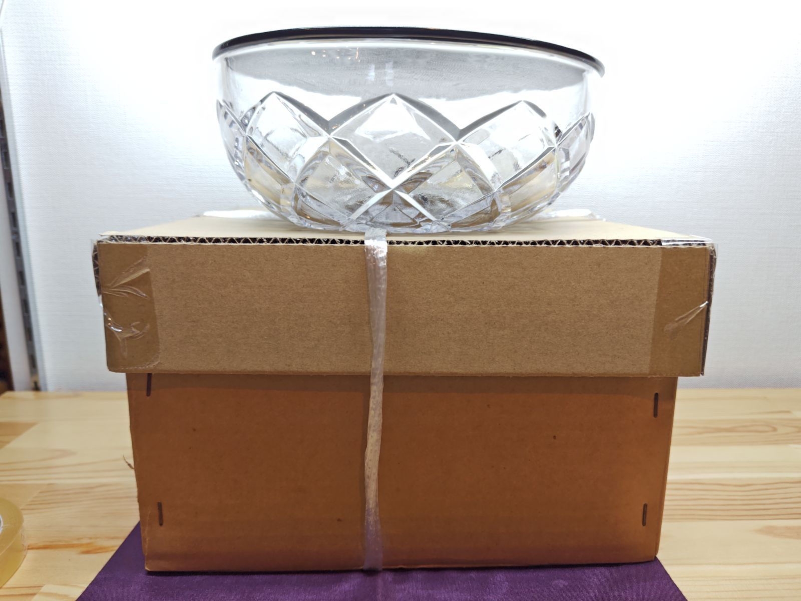 工芸ガラス 紙箱入り