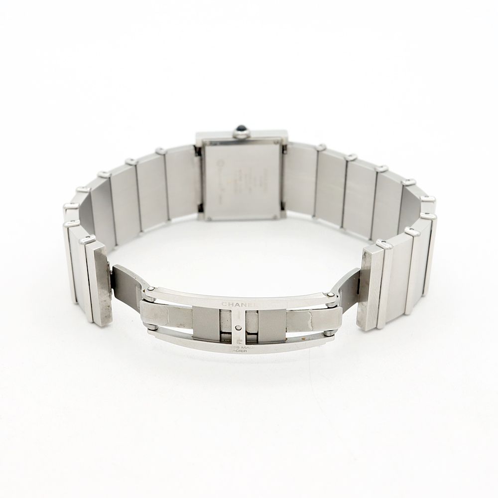 電池交換済 CHANEL シャネル マドモアゼル H0827 白 ホワイト SS  