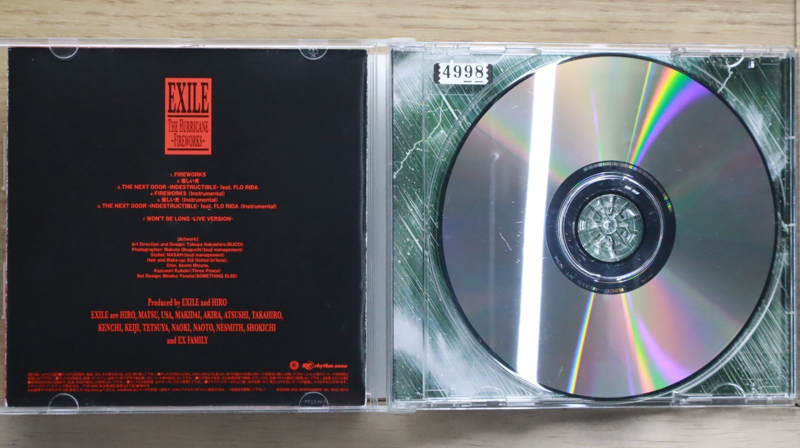 国内盤CD☆エグザイル/EXILE□ THE HURRICANE ~FIREWORKS 国内盤CD☆エグザイル/EXILE□ THE HURRICANE ~FIREWORKS