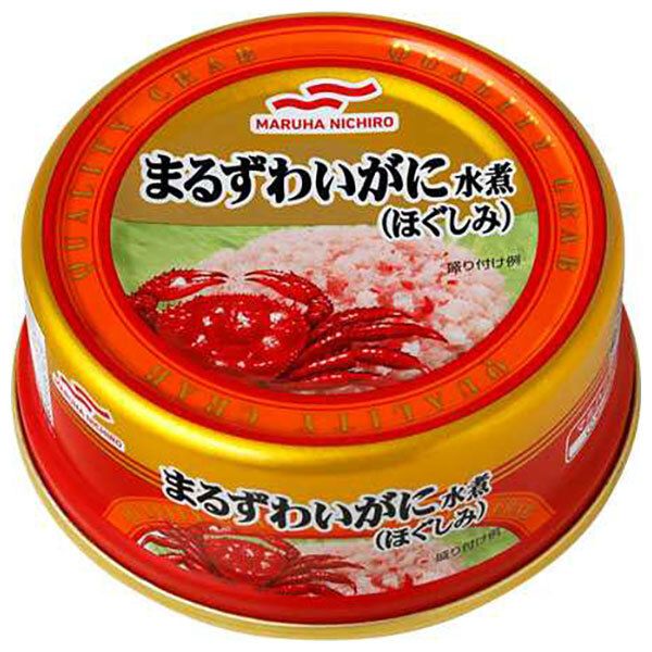 マルハニチロ まるずわいがに水煮 ほぐしみ 55g×24個入｜ 缶詰 カニ ズワイガニ