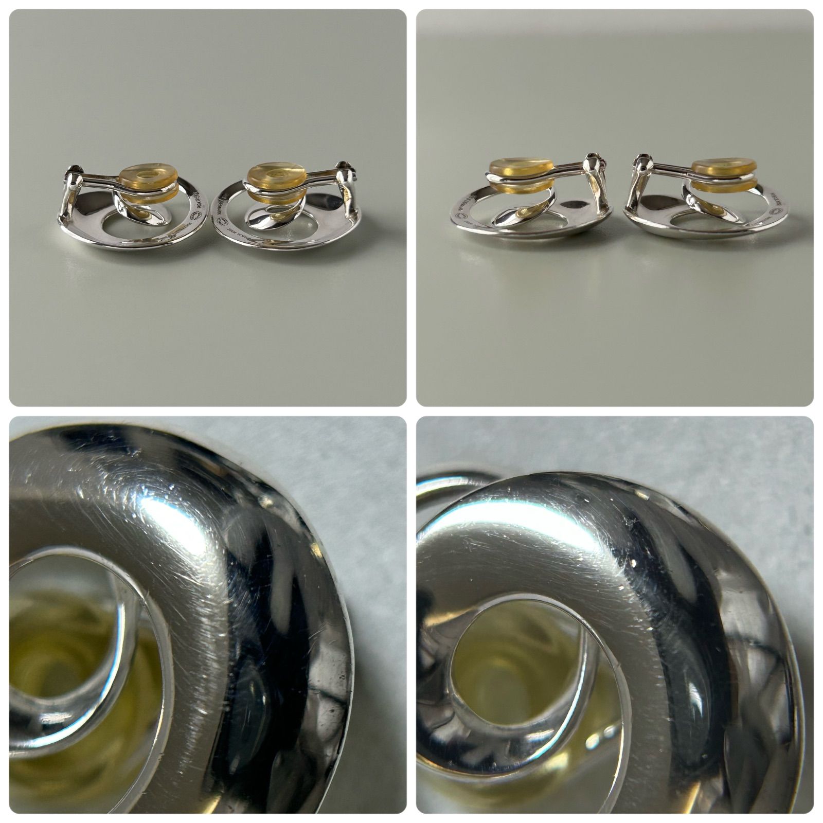 GEORG JENSEN トールン 渦巻き イヤリング 925S 