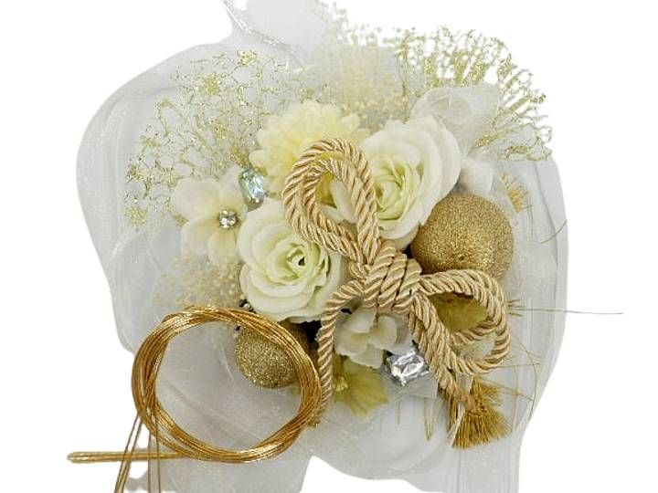 送料無料 髪飾り セット 卒業式 成人式 水引 リボン ゴールド 浴衣 白 結婚式 チュール 花 花飾り 和装 着物 ウエディング 振袖 袴 白 金 黒 ヘアー アクセサリー バラ 紐 房 リボン 水引き スワロフスキー No.260