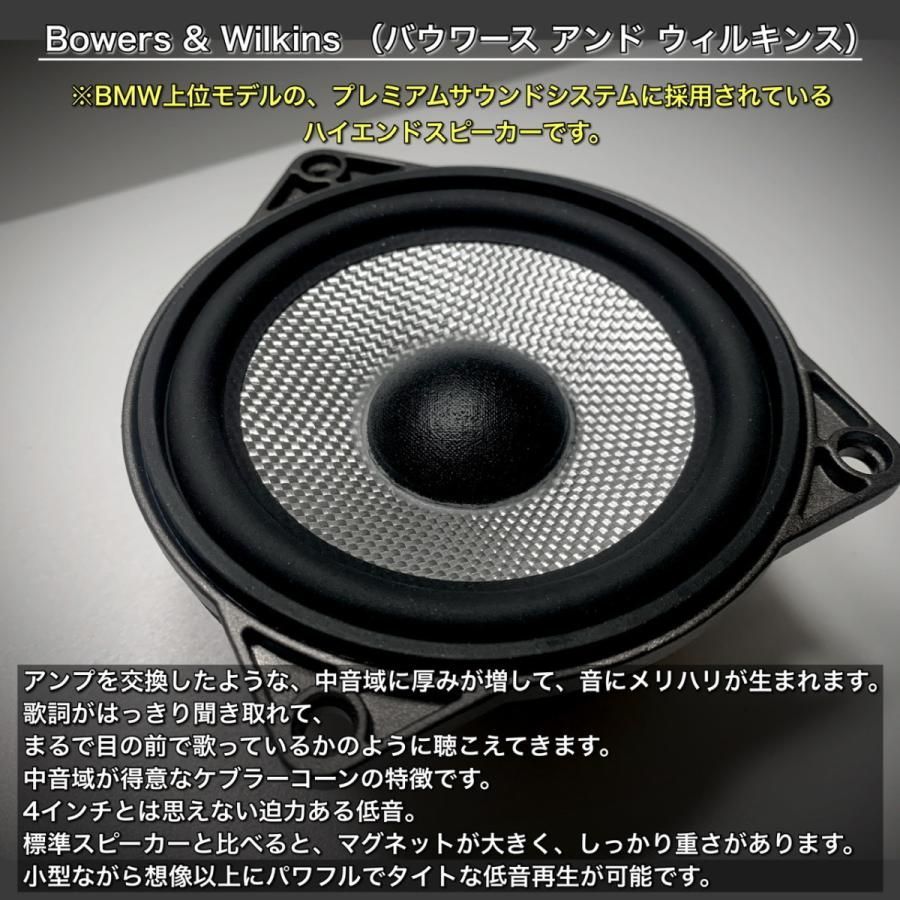 純正 センタースピーカー Bowers & Wilkins B&W カーオーディオ カバー BMW f30 f31 ミッド ツイーター 穴あけガイド  - メルカリ