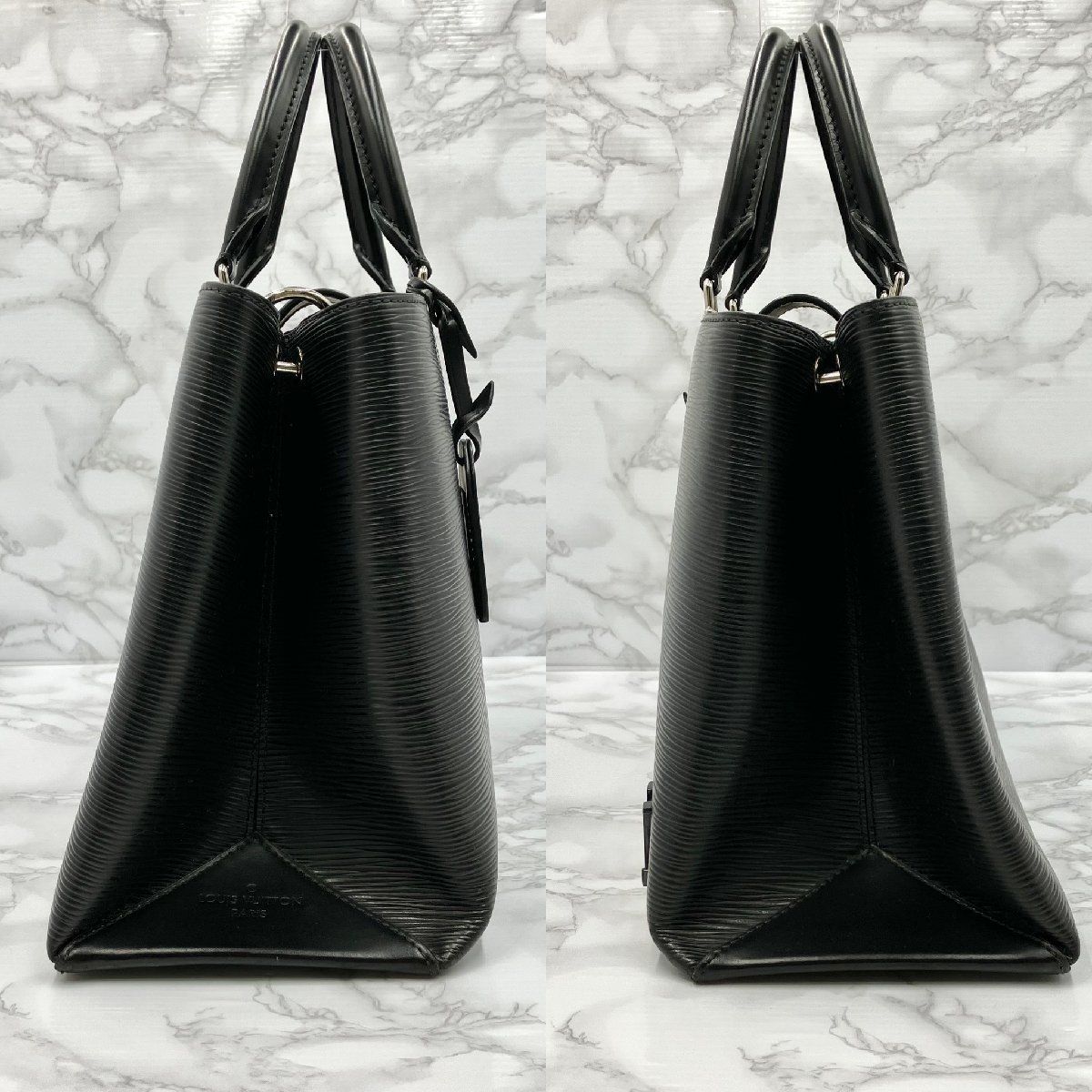 LOUIS VUITTON ルイヴィトン エピ クレベール MM ブラック 黒