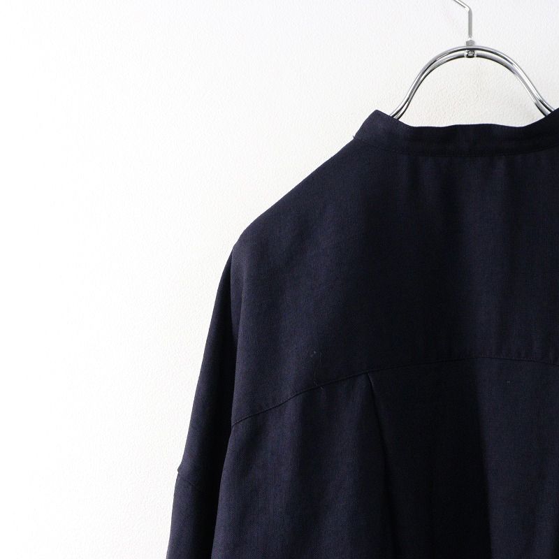 2022SS エンフォルド ENFOLD リネンライク 2WAY OPEN SHIRT オープン 
