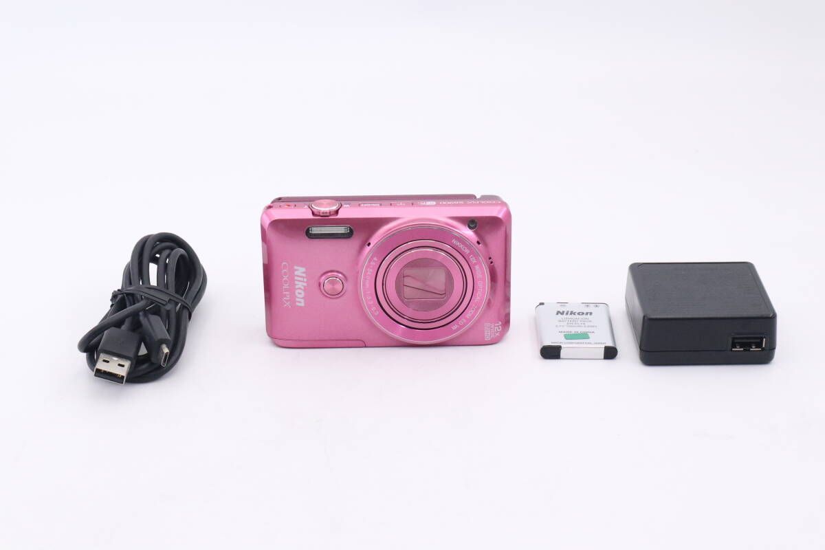 Nikon COOLPIX S6900 ニコン コンパクトデジタルカメラ ピンク f10957