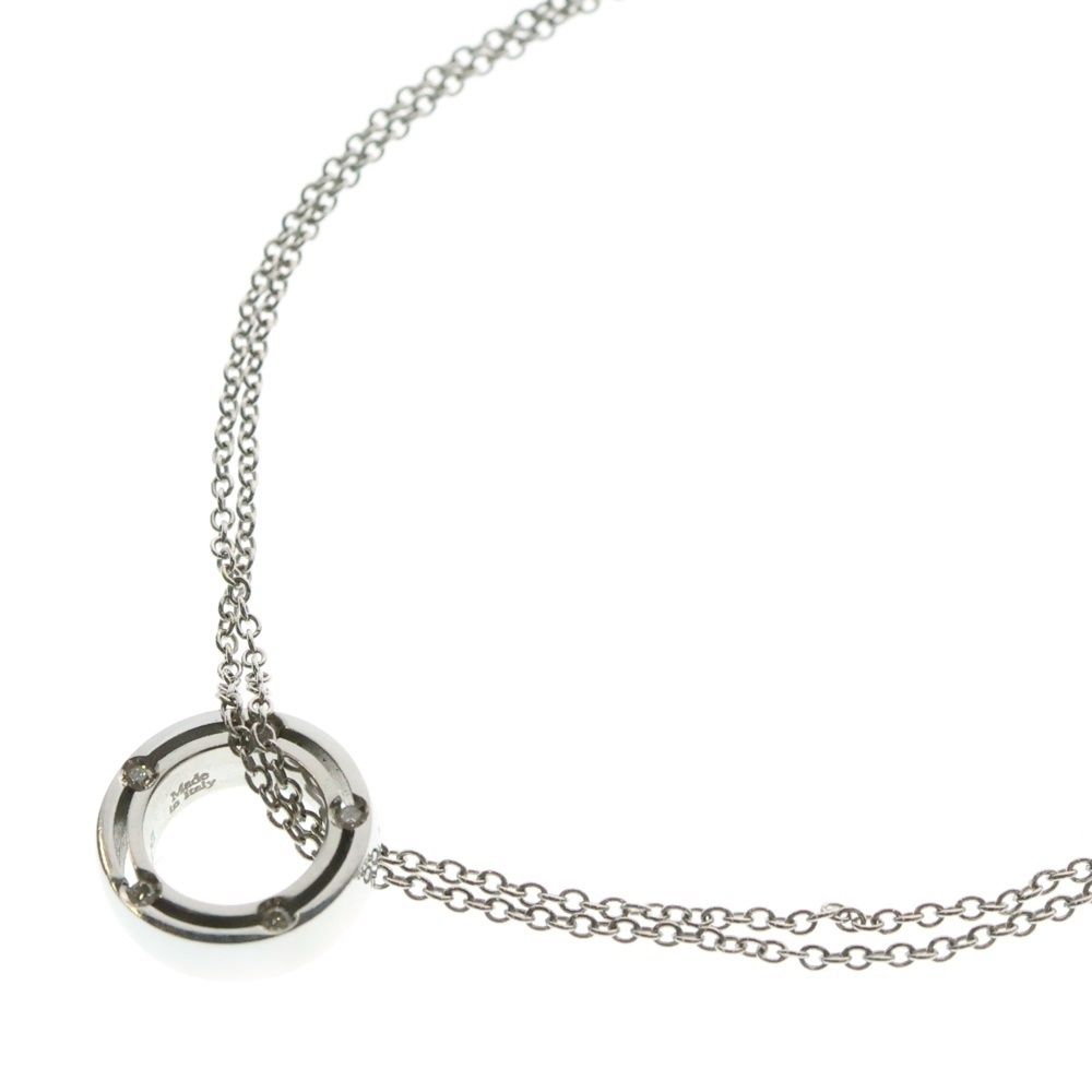 豊富な，高品質】 ダミアーニ DAMIANI ブラックダイヤ付きチェーン