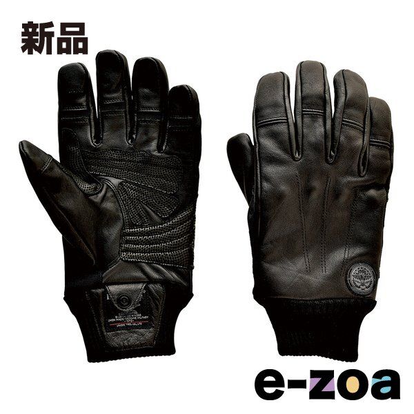 HOUSTON ヒューストン バイク用 秋冬 HTVG-2212W A-10 TYPE LEATHER GLOVE カーキ Lサイズ HTVG-2212W KHAKI L 2549204